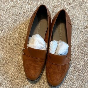 Women’s Cole Haan Brown Leather & Suede Loafers